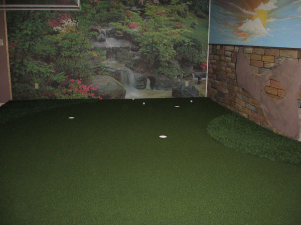 Putting Green With Mural